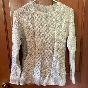 LL Bean Cotton Knit Sweater